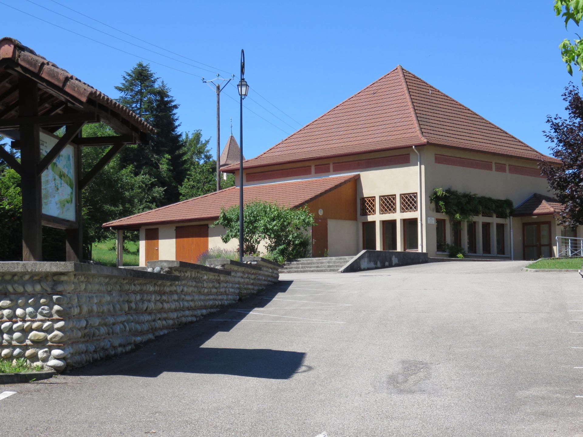 La salle des fêtes « Gabriel Martin » de la commune de Plan, en Isère